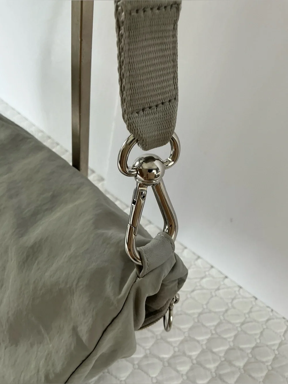 lululemon athletica All Night Nylon Silver Bag